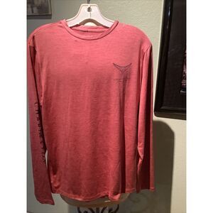 New Vineyard Vines Performance Men's Tuna Harbor Lobster Reef Heather Size Small